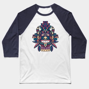 Tribal Mask Baseball T-Shirt